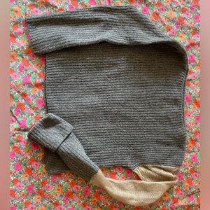 Wool and angora mix sweater